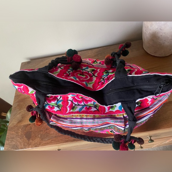 Thai Embroidered Tote Bag - Picture 8 of 11